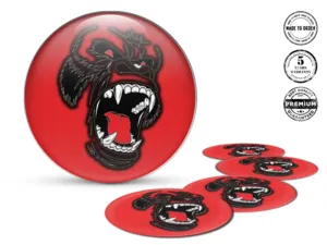 Resin Domed Stickers Power Thrust